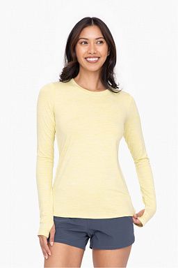 Active Long Sleeve Pullover with Thumb Holes