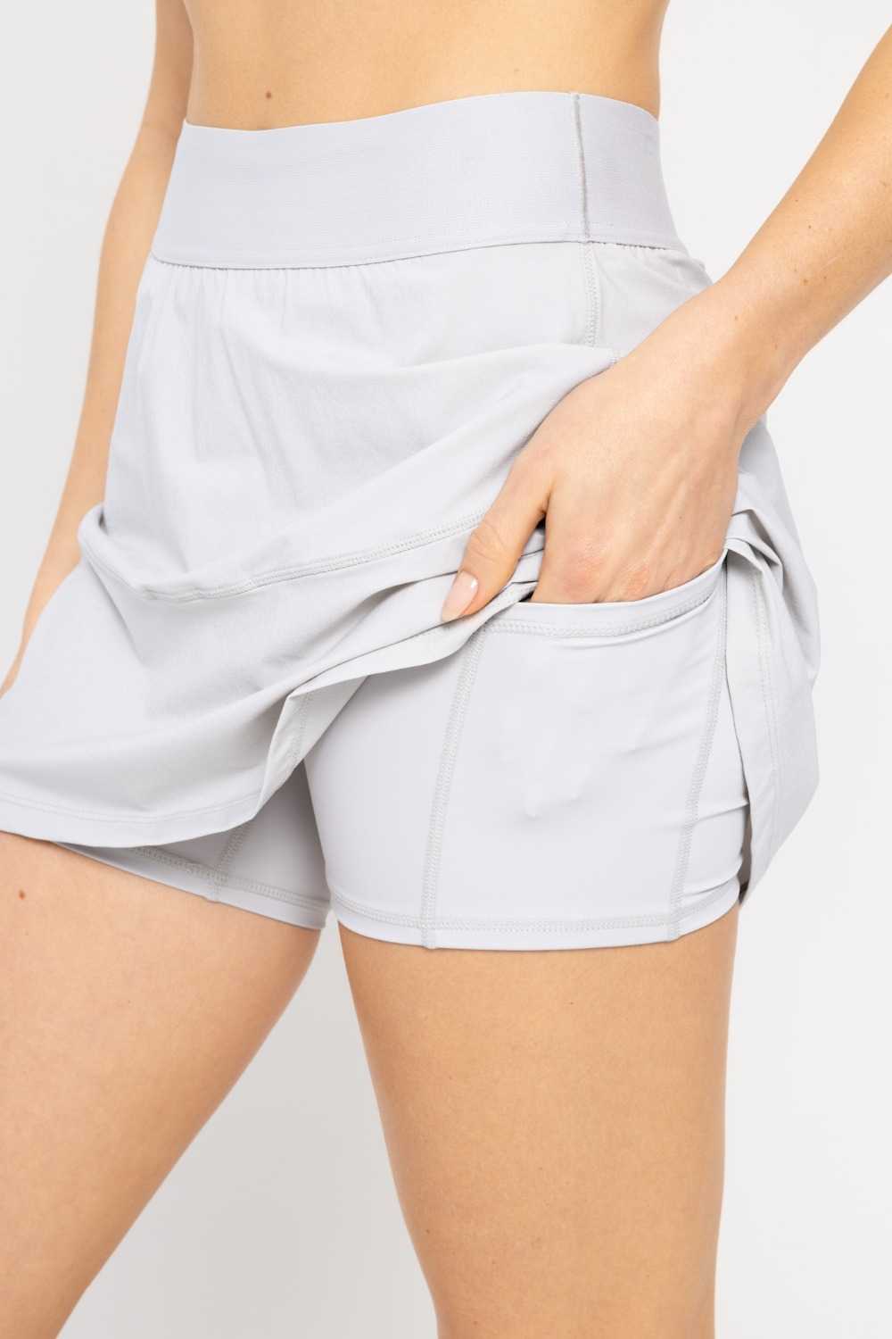 Active Skirt Pale grey