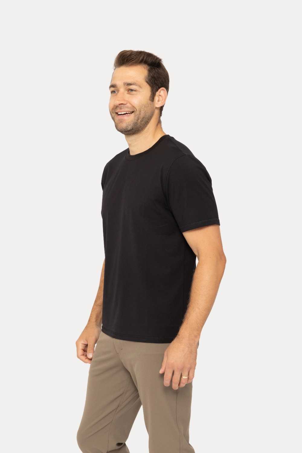 Air Essentials Crew Neck Tee Black