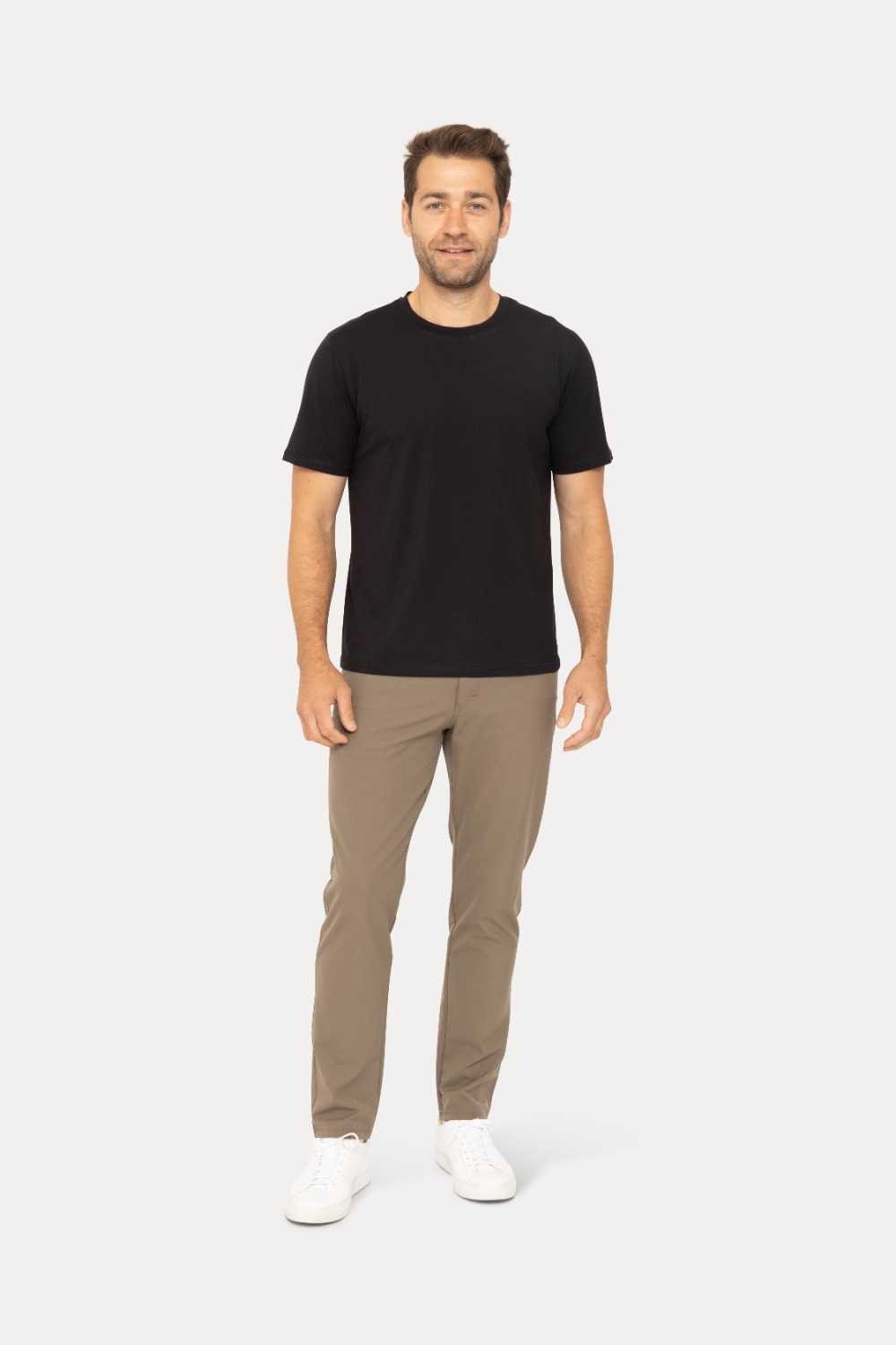 Air Essentials Crew Neck Tee Black