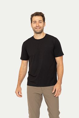 Air Essentials Crew Neck Tee Black