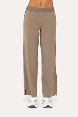 Air Essentials Foldover Waist Wide Leg Lounge Pants Olive