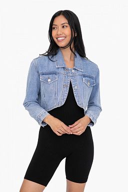 Bolero Cropped Denim Jacket