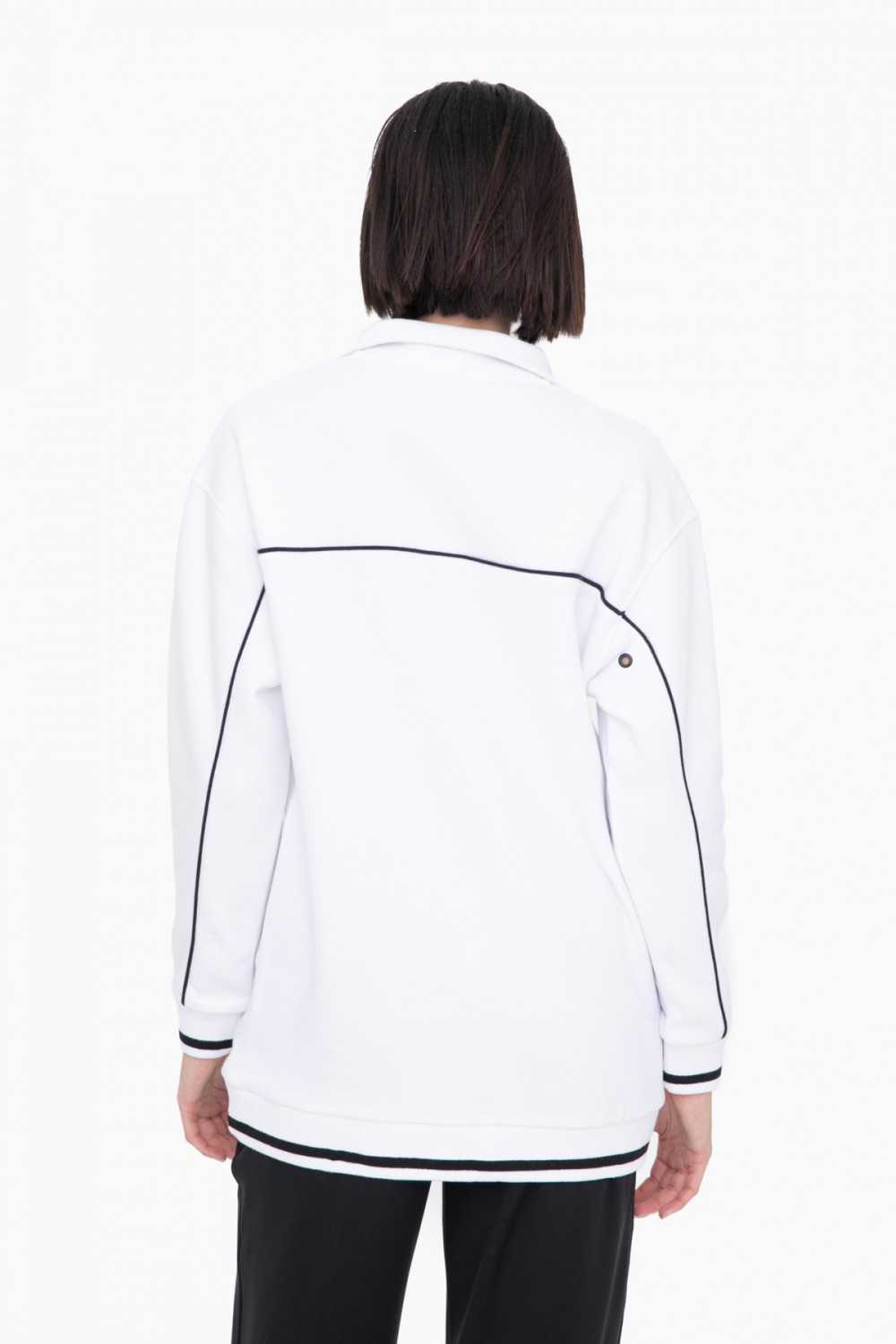 Boyfriend Fit Brushed Fleece Half Zip