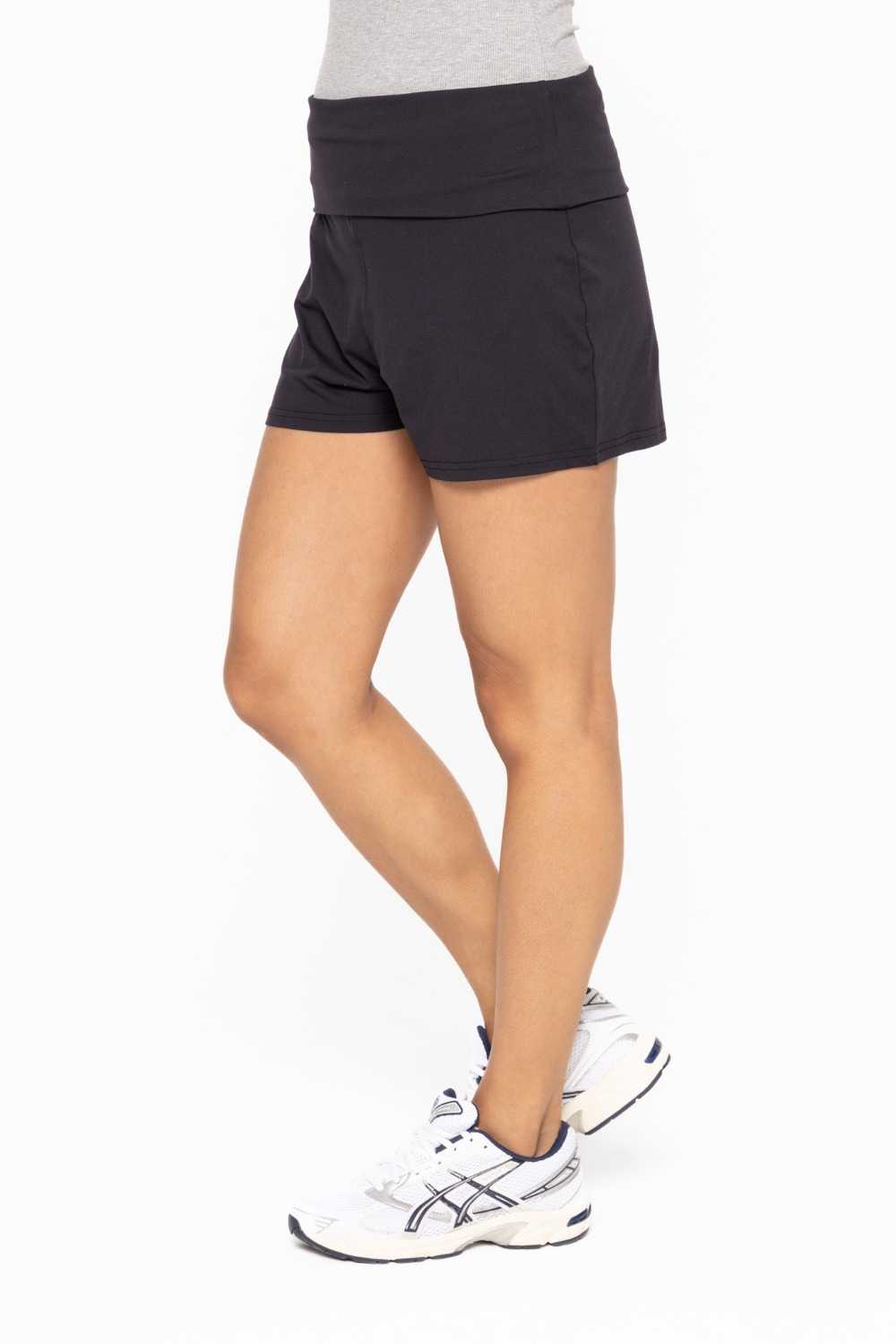 BreezyFold Loose Shorts Black