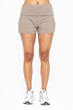 BreezyFold Loose Shorts Warm grey