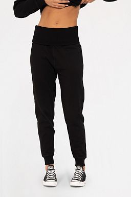 Brushed Slim Fit Lounge Joggers Black