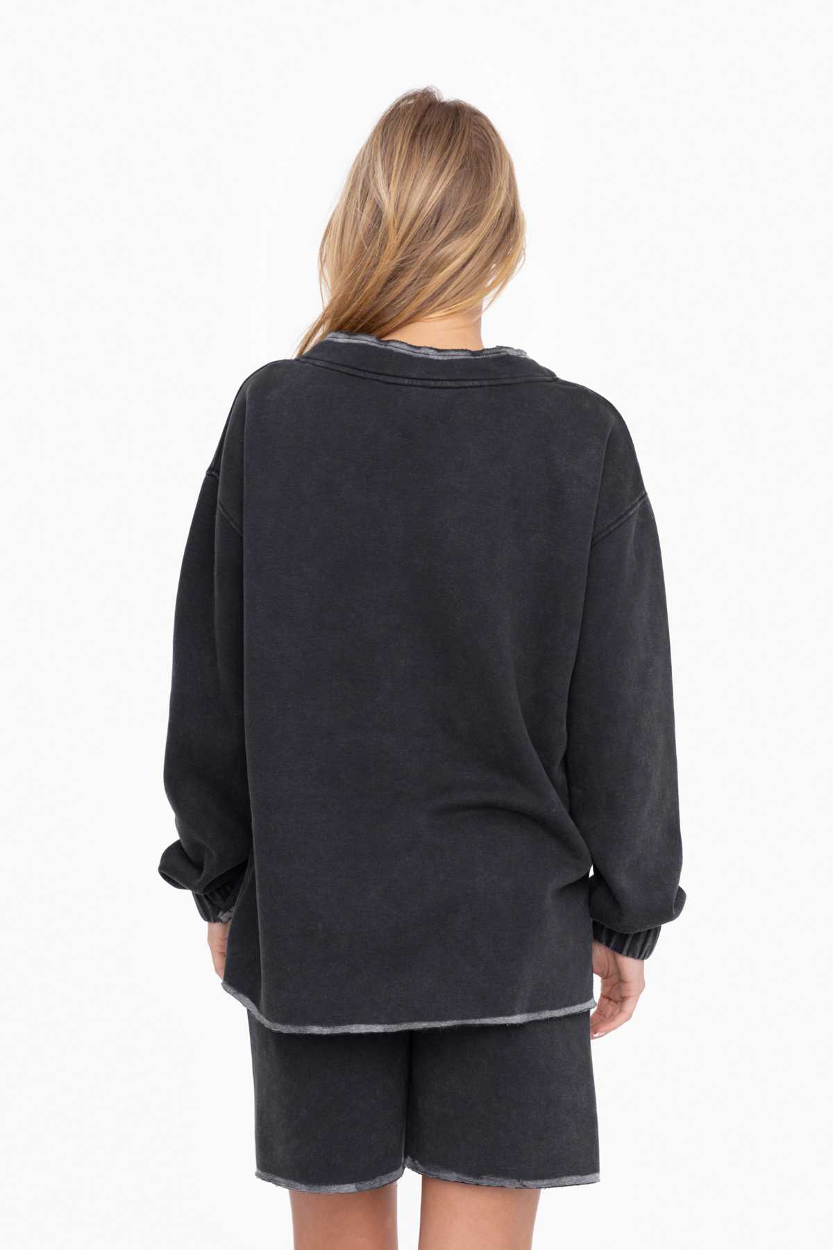 Casual Long Sleeve Black
