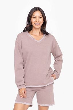 Casual Long Sleeve Deep taupe