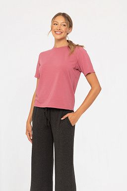 Classic Boxy Fit Tee Soft magenta