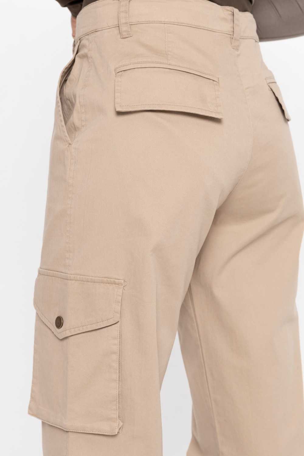 Classic Cotton Cargo Pants Khaki