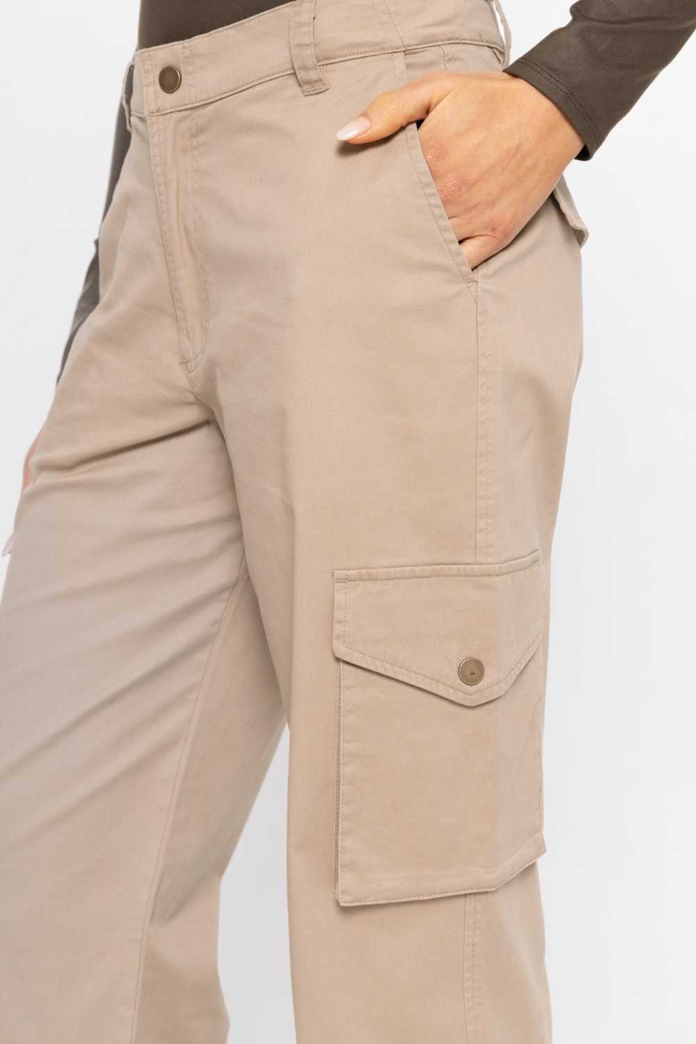Classic Cotton Cargo Pants Khaki