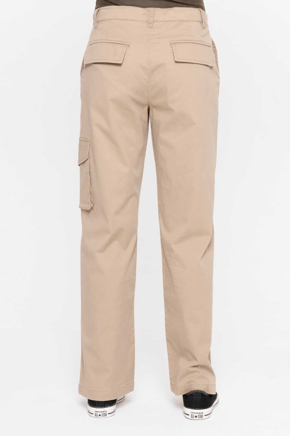 Classic Cotton Cargo Pants Khaki