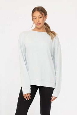 Classic Cotton Crew Neck Ballet blue