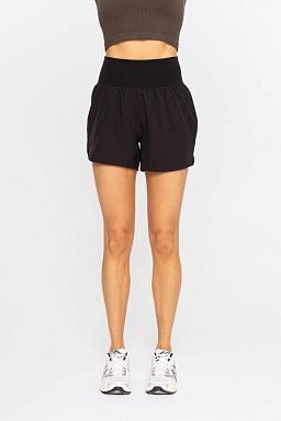 Comfort Waist Active Shorts Black