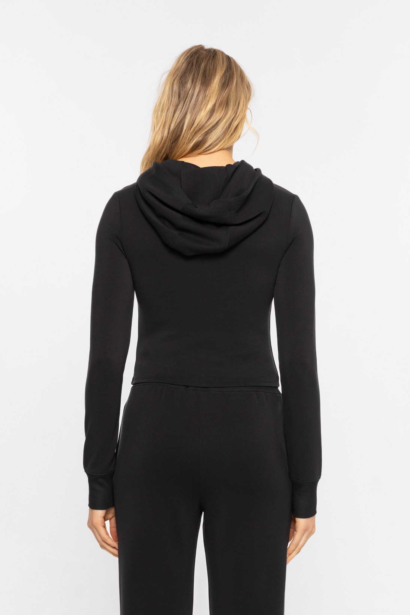 Corsetedge Statement Hoodie Black