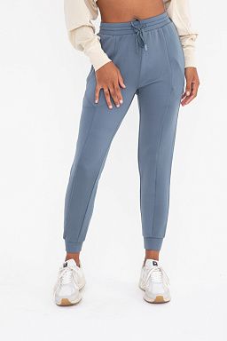 Cuffed Joggers with Zippered Pockets