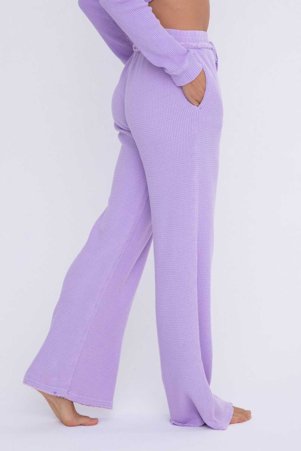 Distressed Mineral-Washed Pants