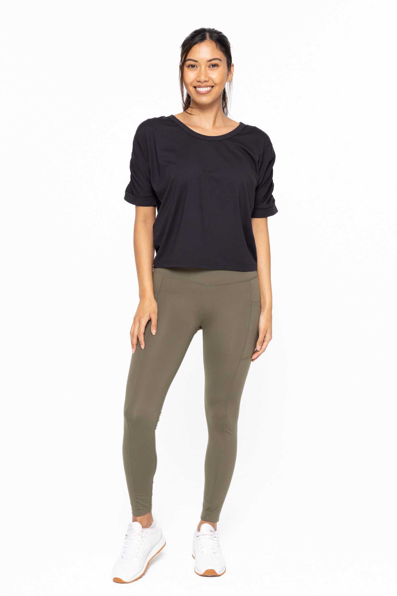 Elegant Touch Loose Fit Tee Black