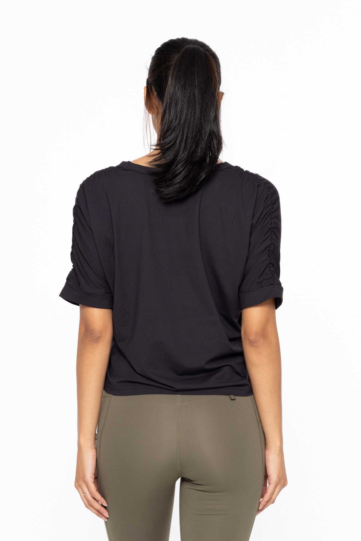 Elegant Touch Loose Fit Tee Black