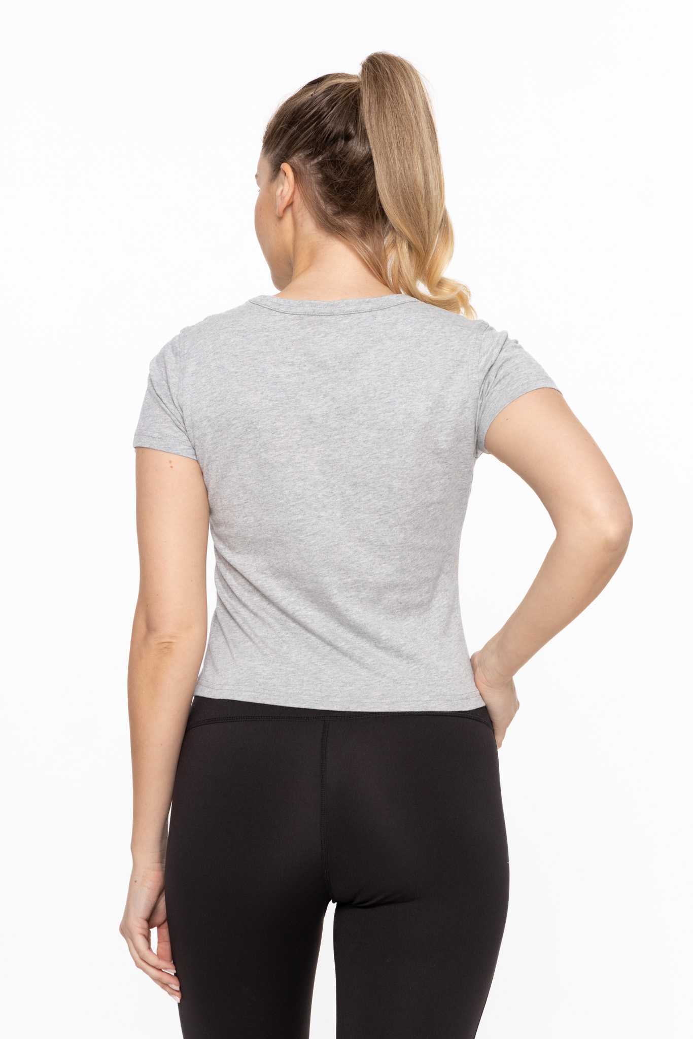 Essential Cotton Baby Tee Heather grey