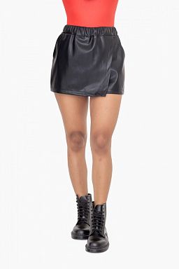 Faux Leather Skirt