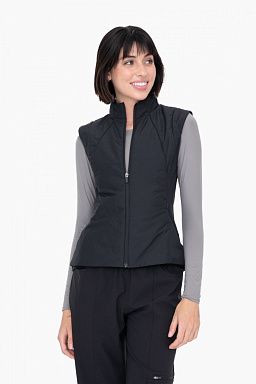 Fitted Mock Neck Active Vest