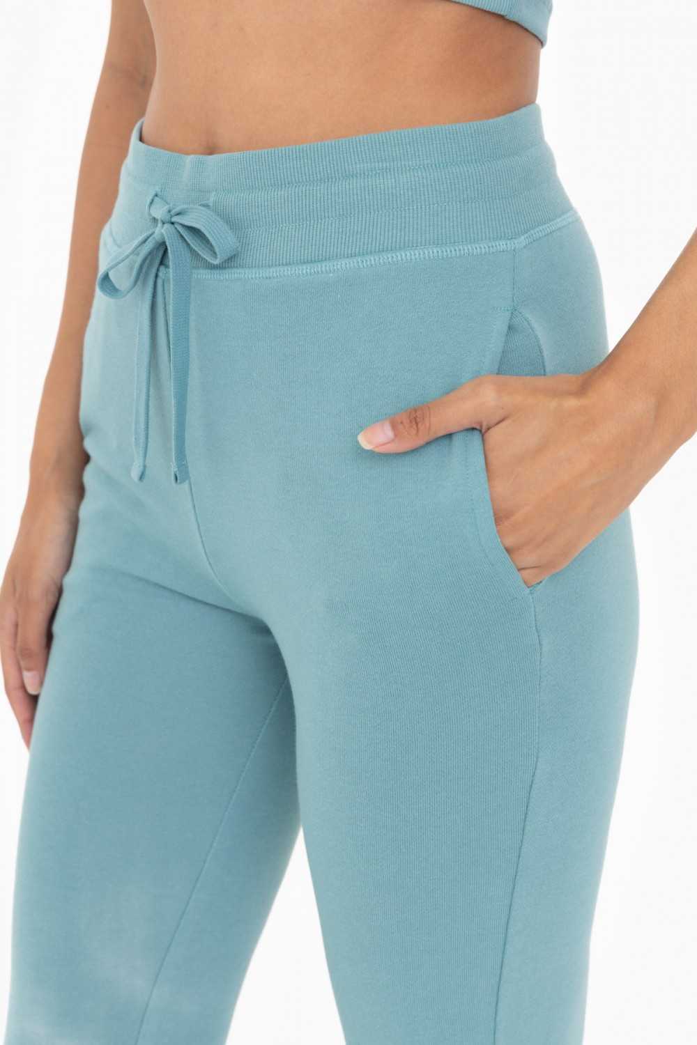 French Terry Cuffed Skinny Joggers