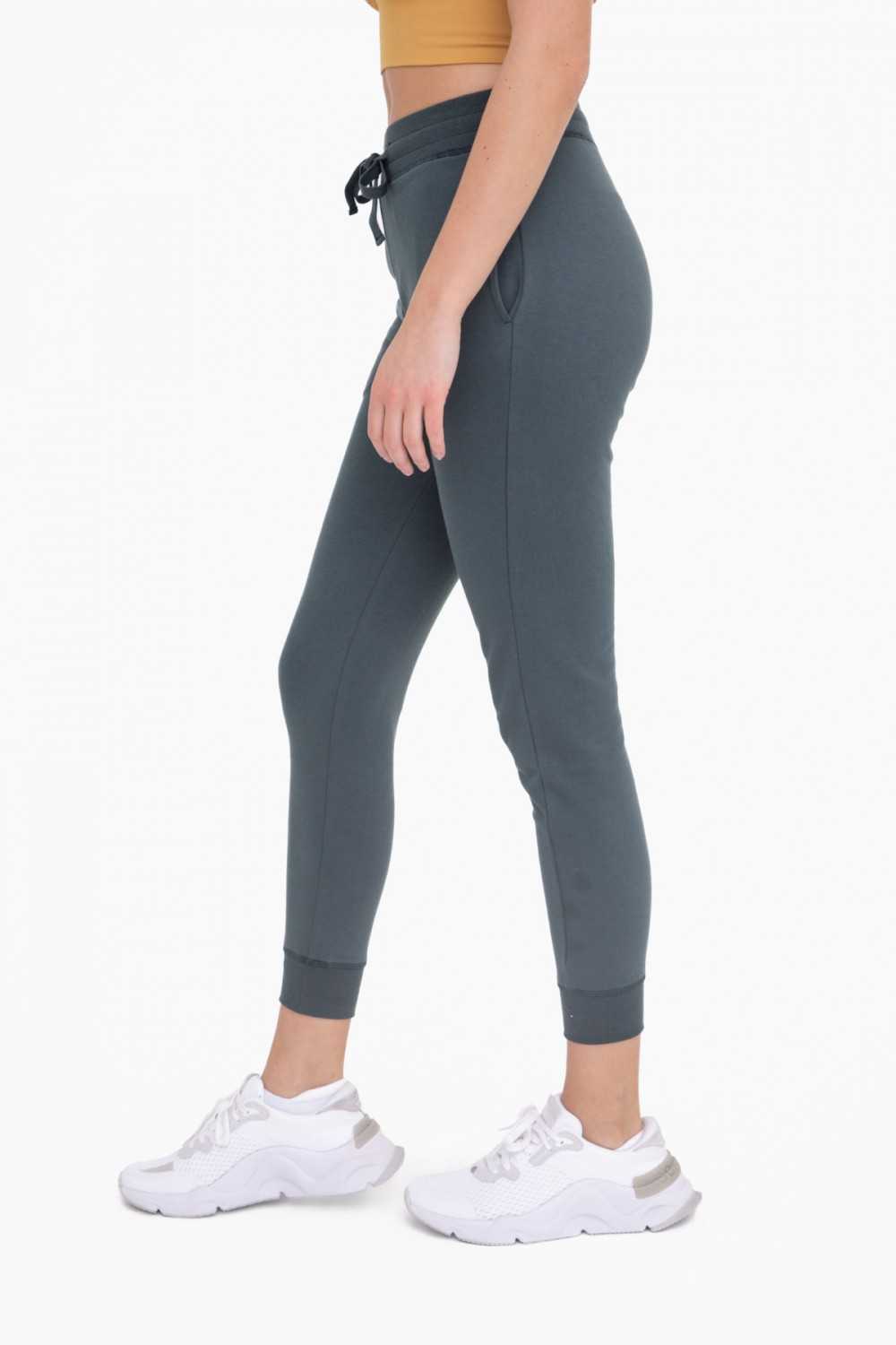 French Terry Cuffed Skinny Joggers