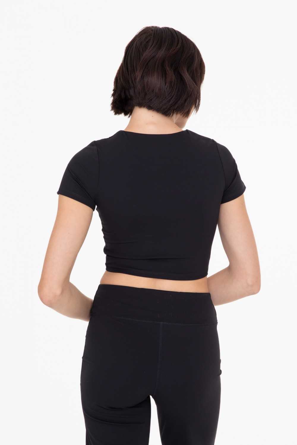 Graphene-Blend Cropped Tee