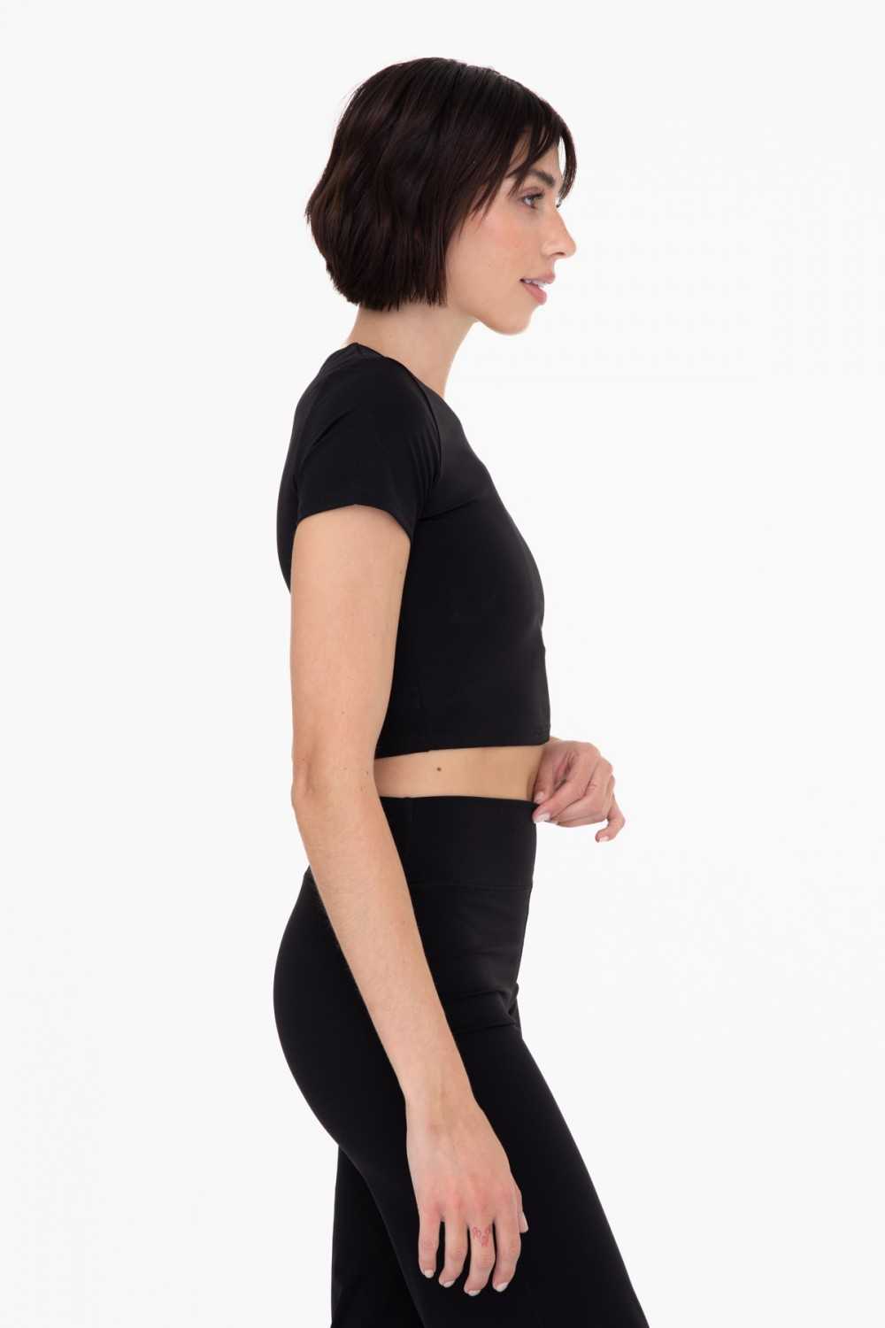 Graphene-Blend Cropped Tee