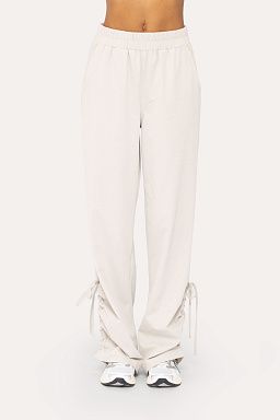 GREEN EcoSoft Wide Leg Pants Pale grey