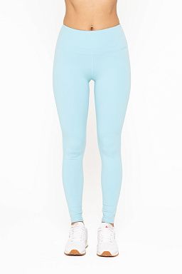 GREEN Essential Solid Leggings Bright blue