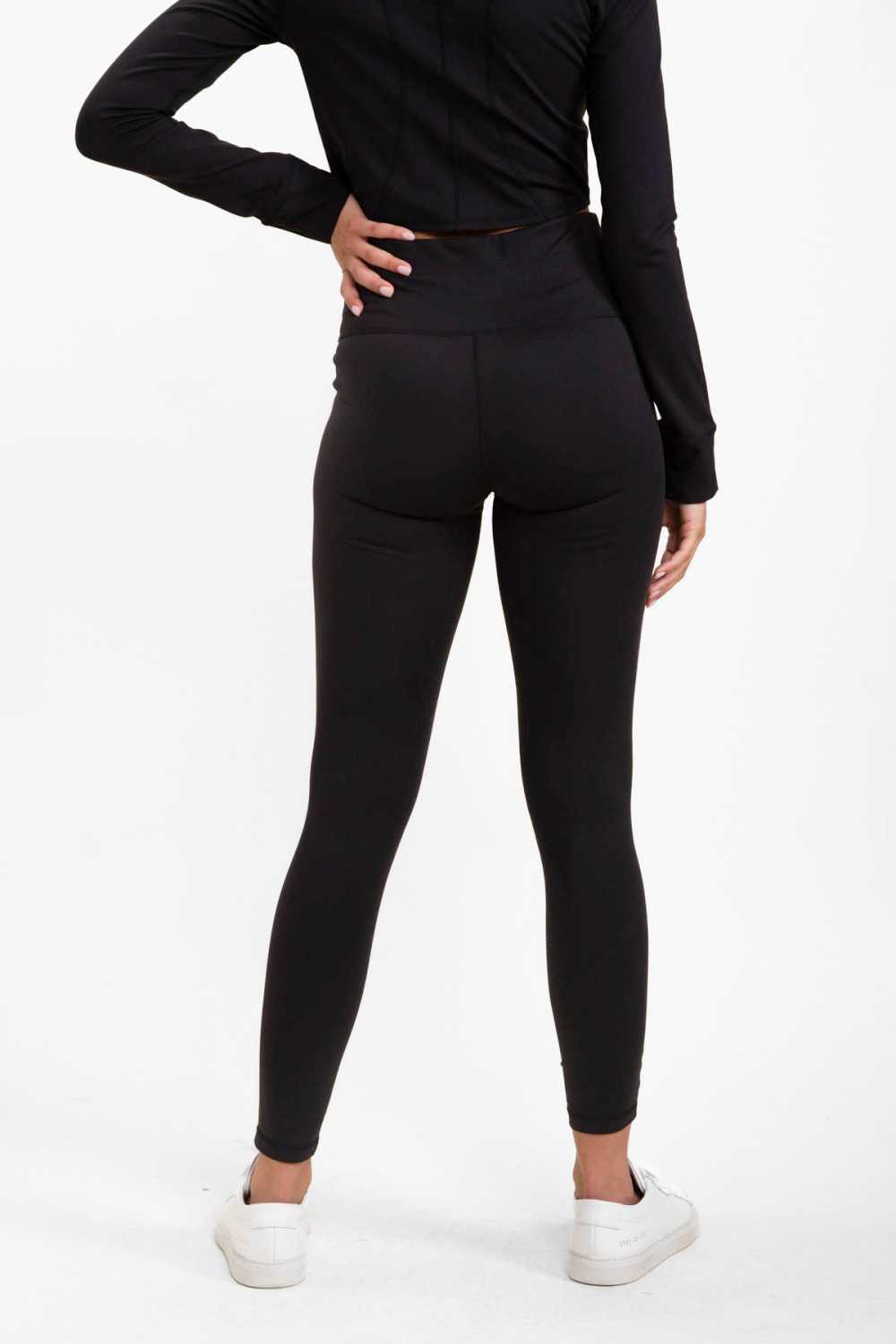 GREEN Essential Solid Leggings