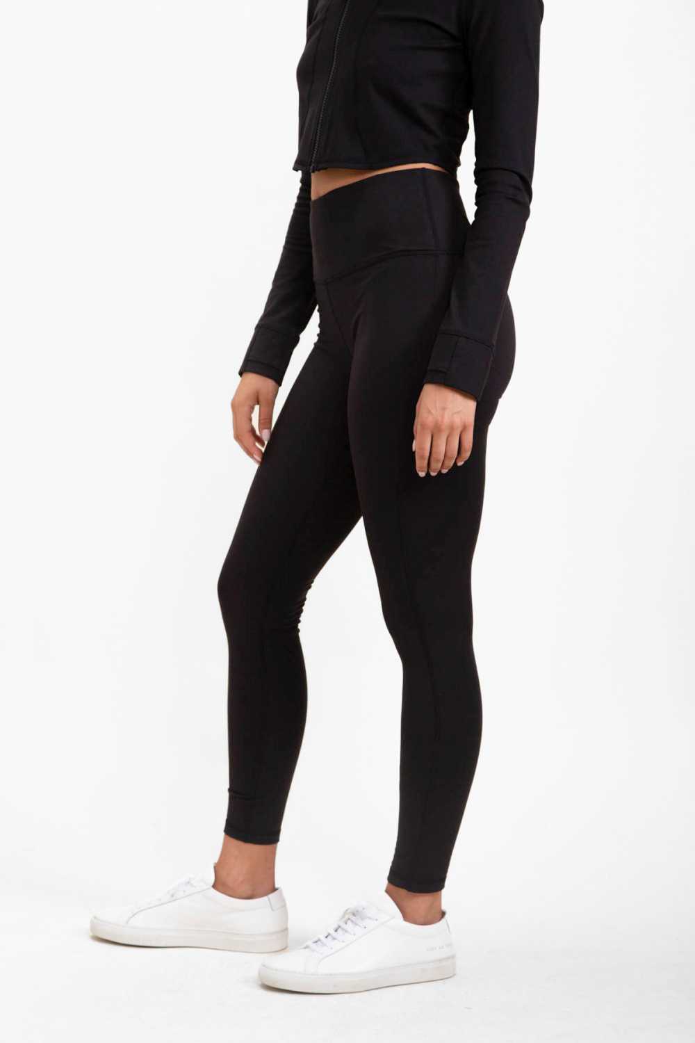 GREEN Essential Solid Leggings