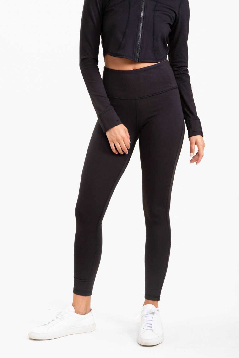 GREEN Essential Solid Leggings