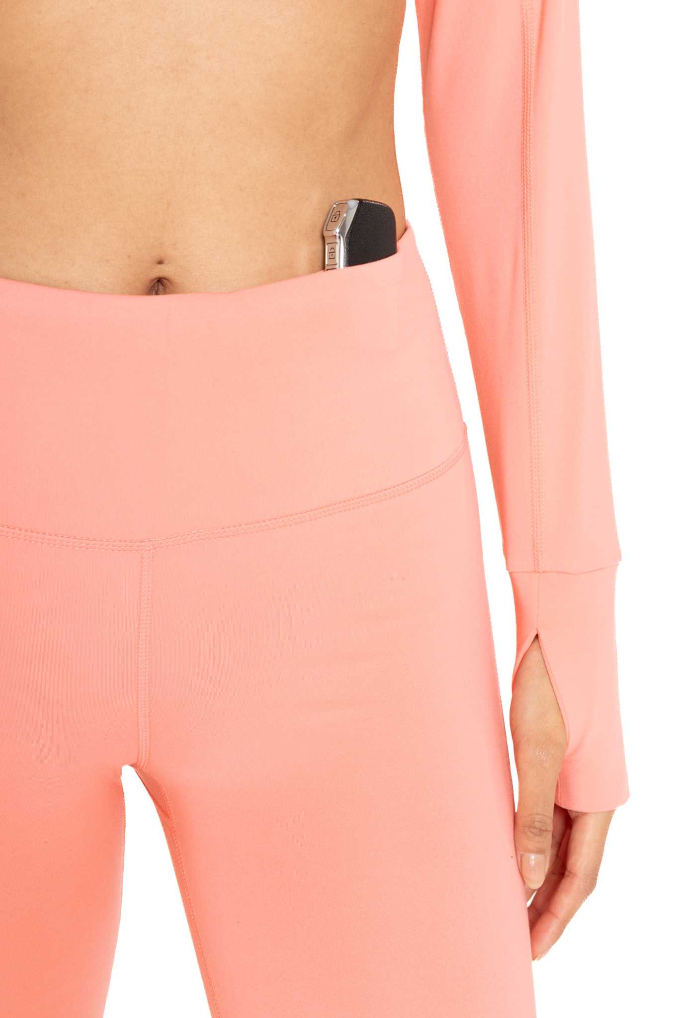 GREEN Essential Solid Leggings Watermelon