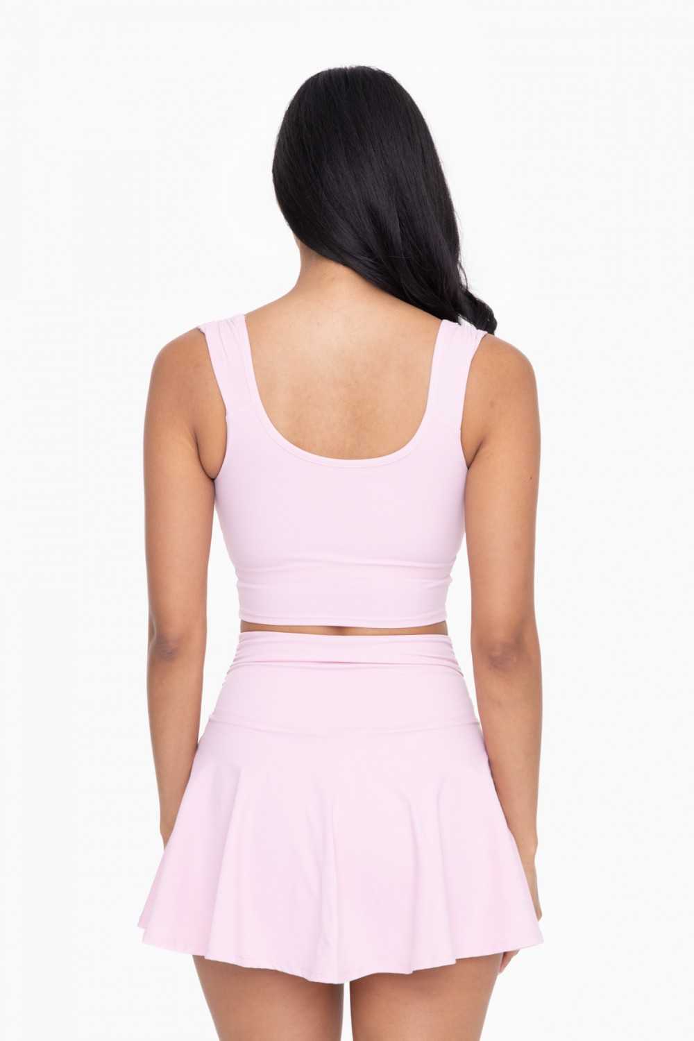 GREEN Ruched Front Active Top