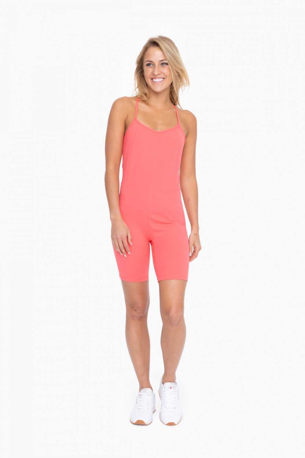 GREEN T-Strap Back Romper