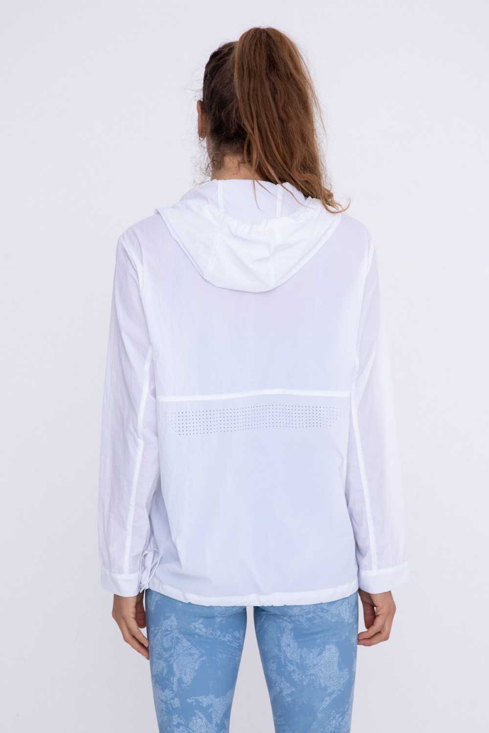 Half-Zip Nylon Active Jacket
