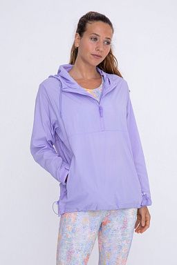 Half-Zip Nylon Active Jacket