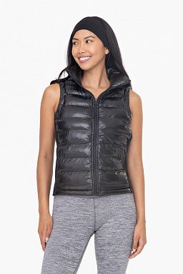 High Neck Padded Puffer Vest