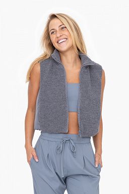 Hybrid Cropped Puffer Vest