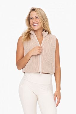 Hybrid Cropped Puffer Vest