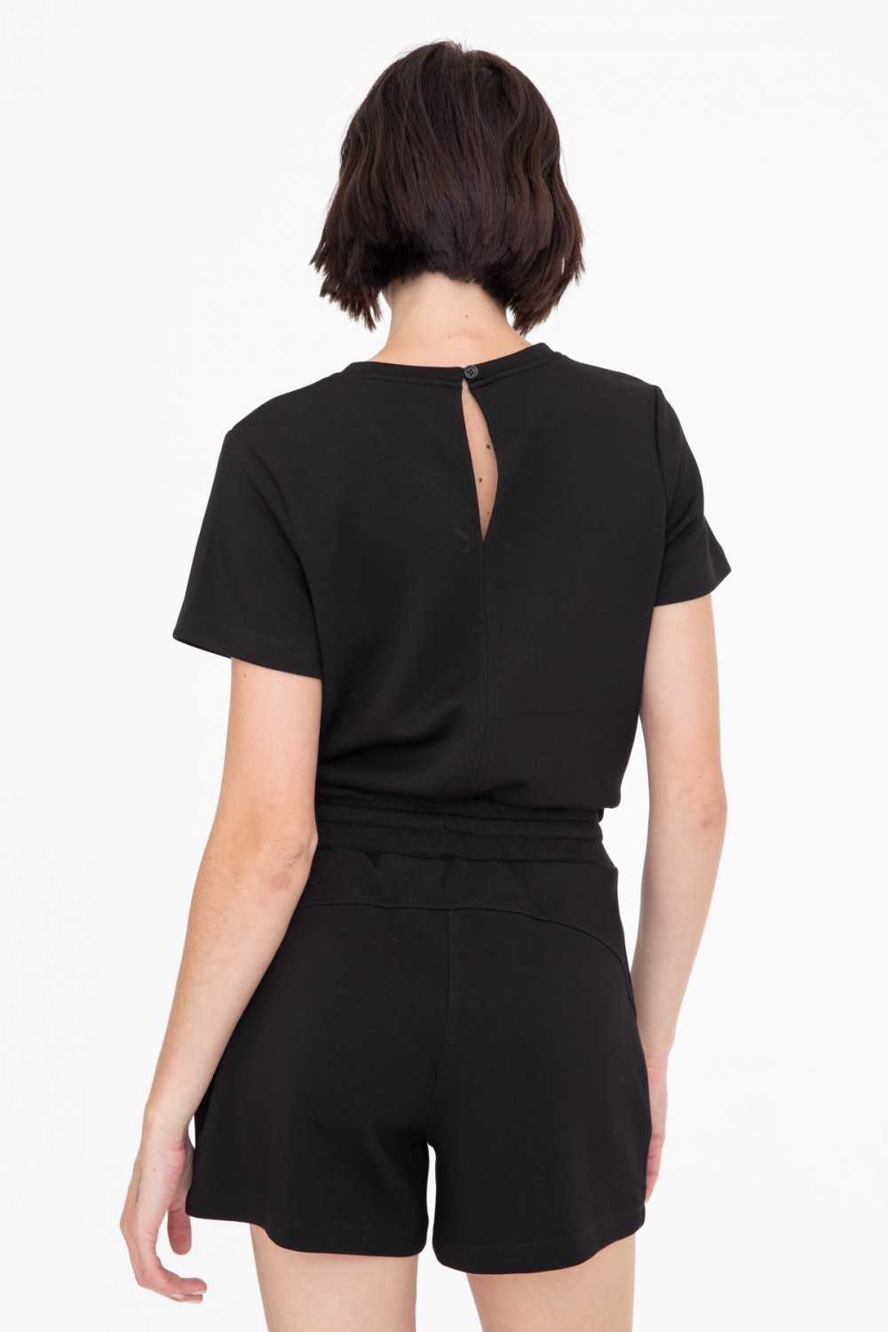 Keyhole Back Romper