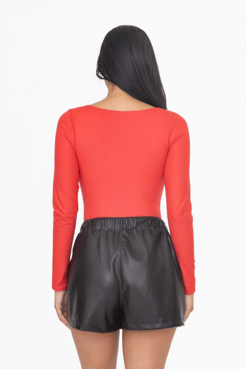 Long Sleeve Square Neck Bodysuit