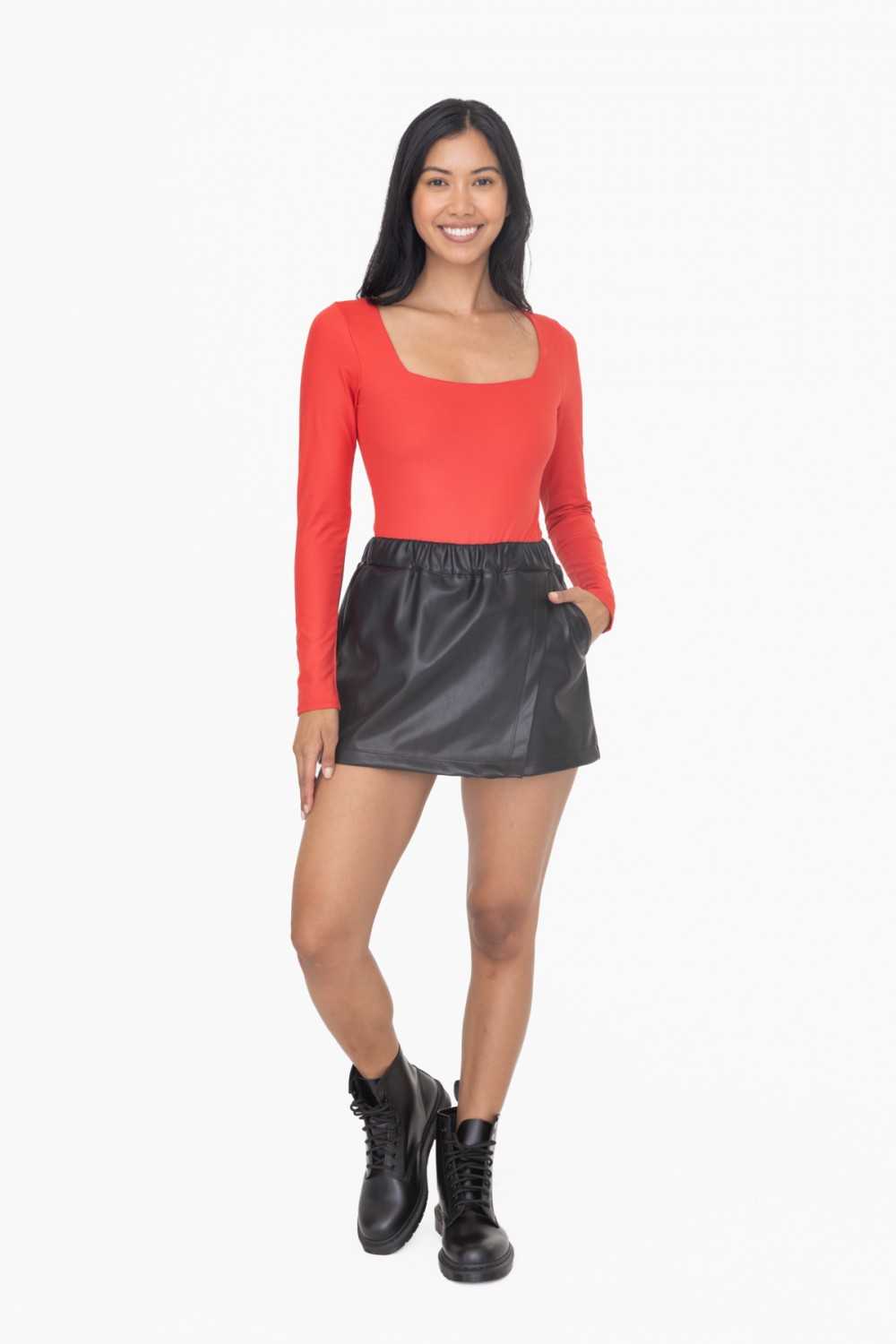 Long Sleeve Square Neck Bodysuit