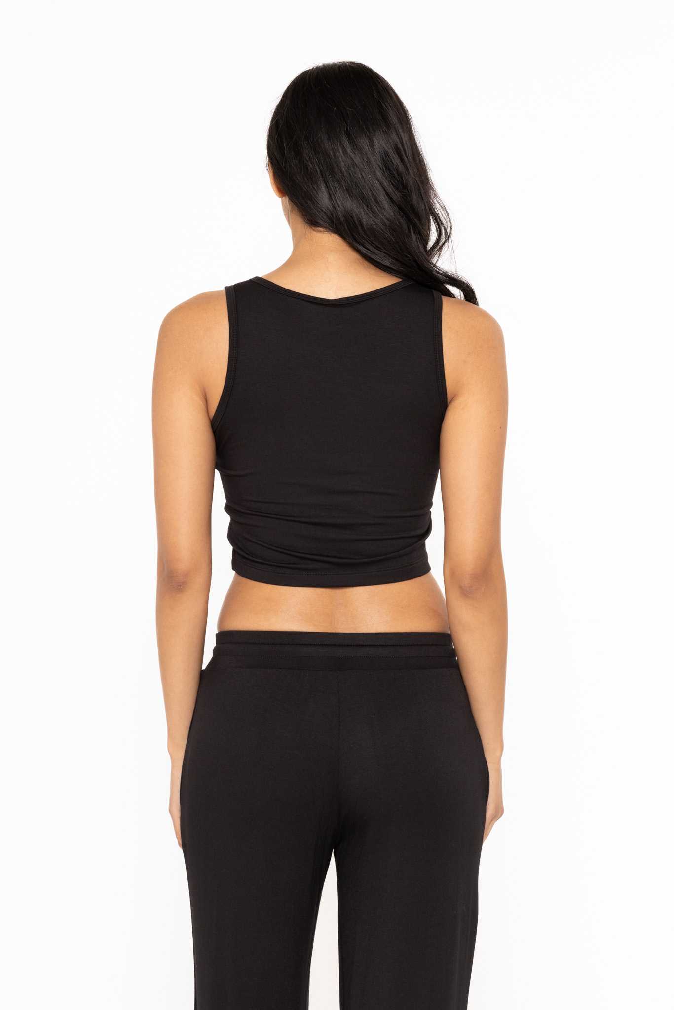 Lounge Terry Tank Top Black