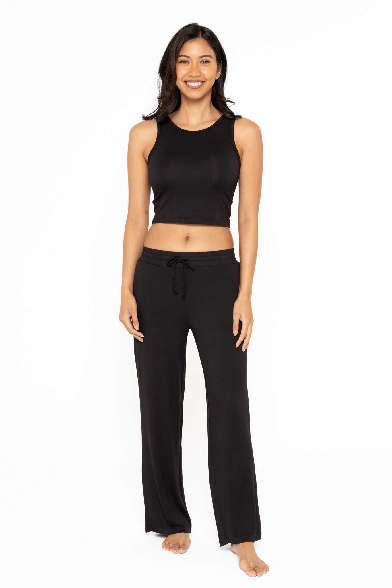 Lounge Terry Tank Top Black