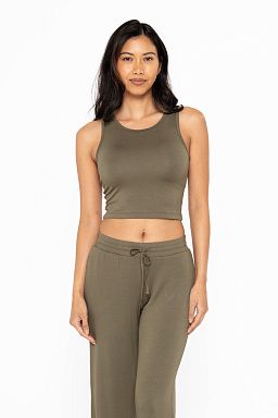 Lounge Terry Tank Top Ivy green